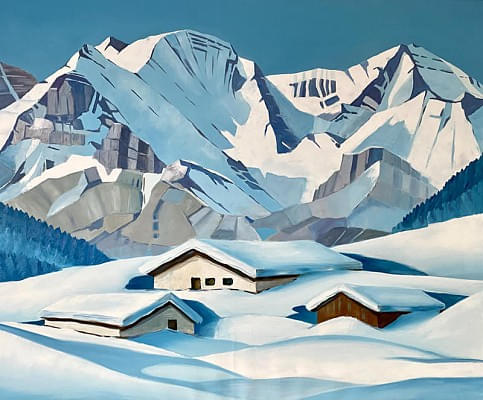 Wildauer Alm Öl/LW 100x120cm