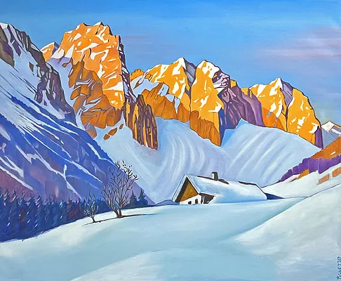 Kaiser III -Öl/Leinwand 100x120cm