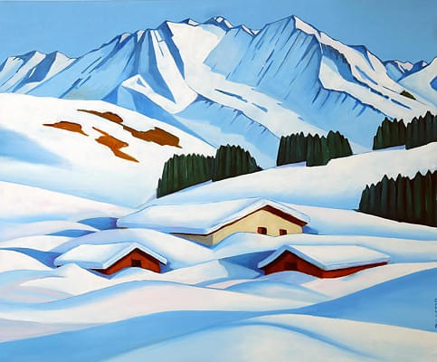 Sonnalm Öl/Leinwand 100x120cm