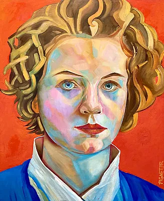 Elena-Öl auf Leinwand Format:100x120cm