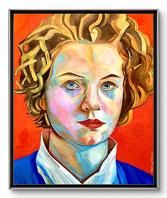 Elena-Öl auf Leinwand Format:100x120cm