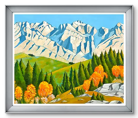 Prama -Öl auf Leinwand Format:100x120cm