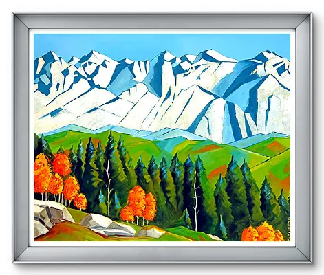 Going II-Öl auf Leinwand Format:100x120cm