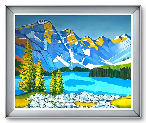 Hintersteiner See II -Öl auf Leinwand Format: 120x160c