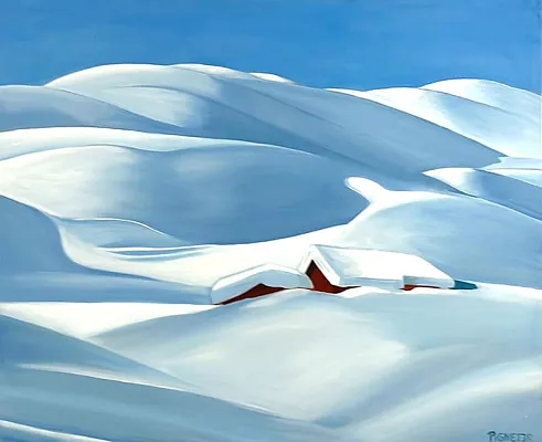 Kitzbühler Horn-Öl auf Leinwand Format:100x120cm 