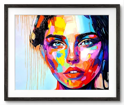 Katharina -Öl auf Leinwand Format:100x120cm