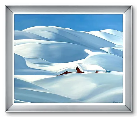 Kitzbühler Horn-Öl auf Leinwand Format:100x120cm 