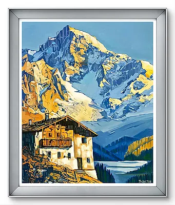 Kitzbüheler Horn III Öl/ Leinwand Format 100x120cm