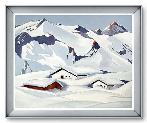 Lärchfilzhochalm II -Öl/Leinwand Format:100x80cm