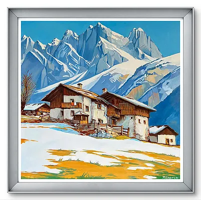 Prostalm-Öl/Leinwand Format 100x100cm