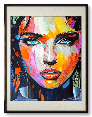 Rebecca -Öl auf Leinwand Format: 100x120cm
