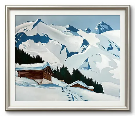 Rettenstein-Öl auf Leinwand Format:100x120cm 
