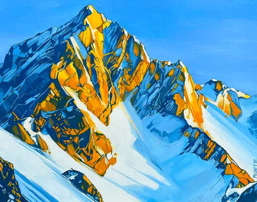 Rettenstein 5 Öl auf LW Format 100x80cm